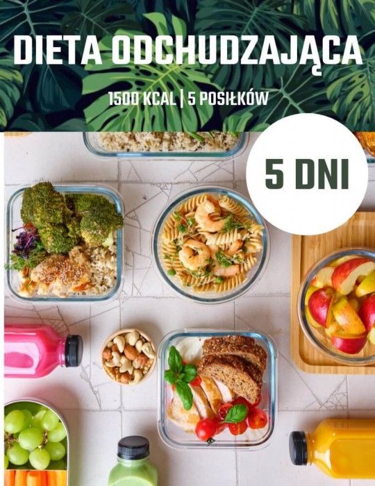 Dieta Lekka jak Piórko 1200 kcal - zestaw na 5 dni