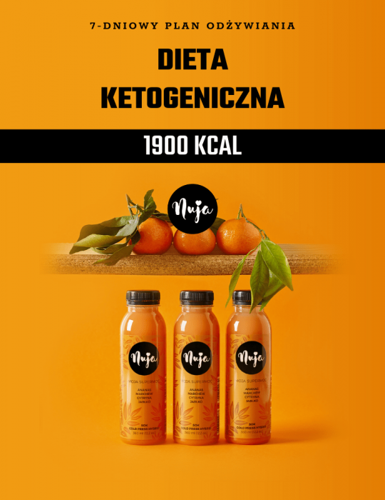 Ebook Jadłospis dieta ketogeniczna 1900 kcal