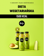 Ebook Jadłospis dieta wegetariańska 1500 kcal