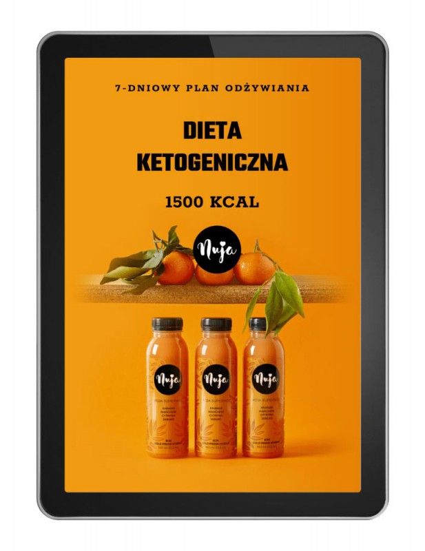 Ebook Jadłospis dieta ketogeniczna 1500 kcal