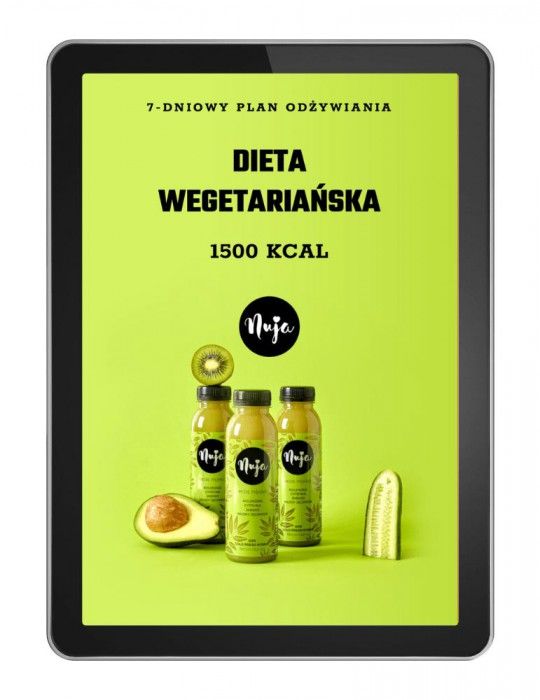 Jadłospis Dieta Wegetariańska - 1500 kcal