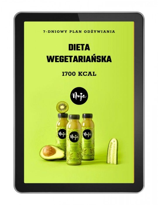 Jadłospis Dieta Wegetariańska - 1700 kcal